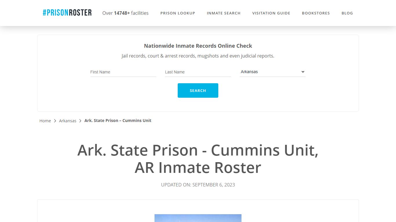 Ark. State Prison - Cummins Unit, AR Inmate Roster - Prisonroster